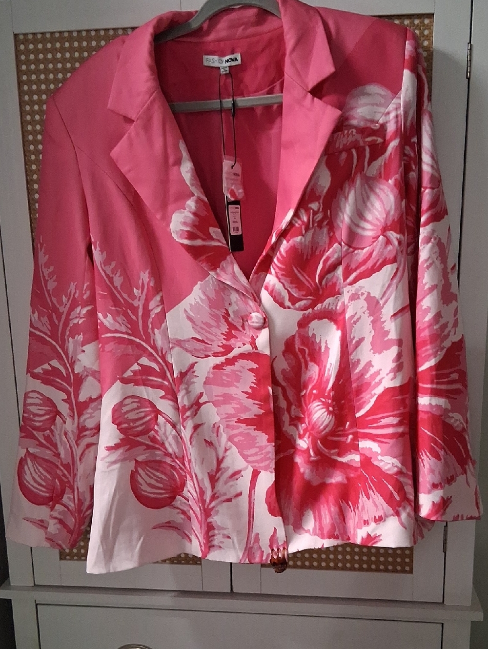Fashion Nova Hot Pink Pant Suit